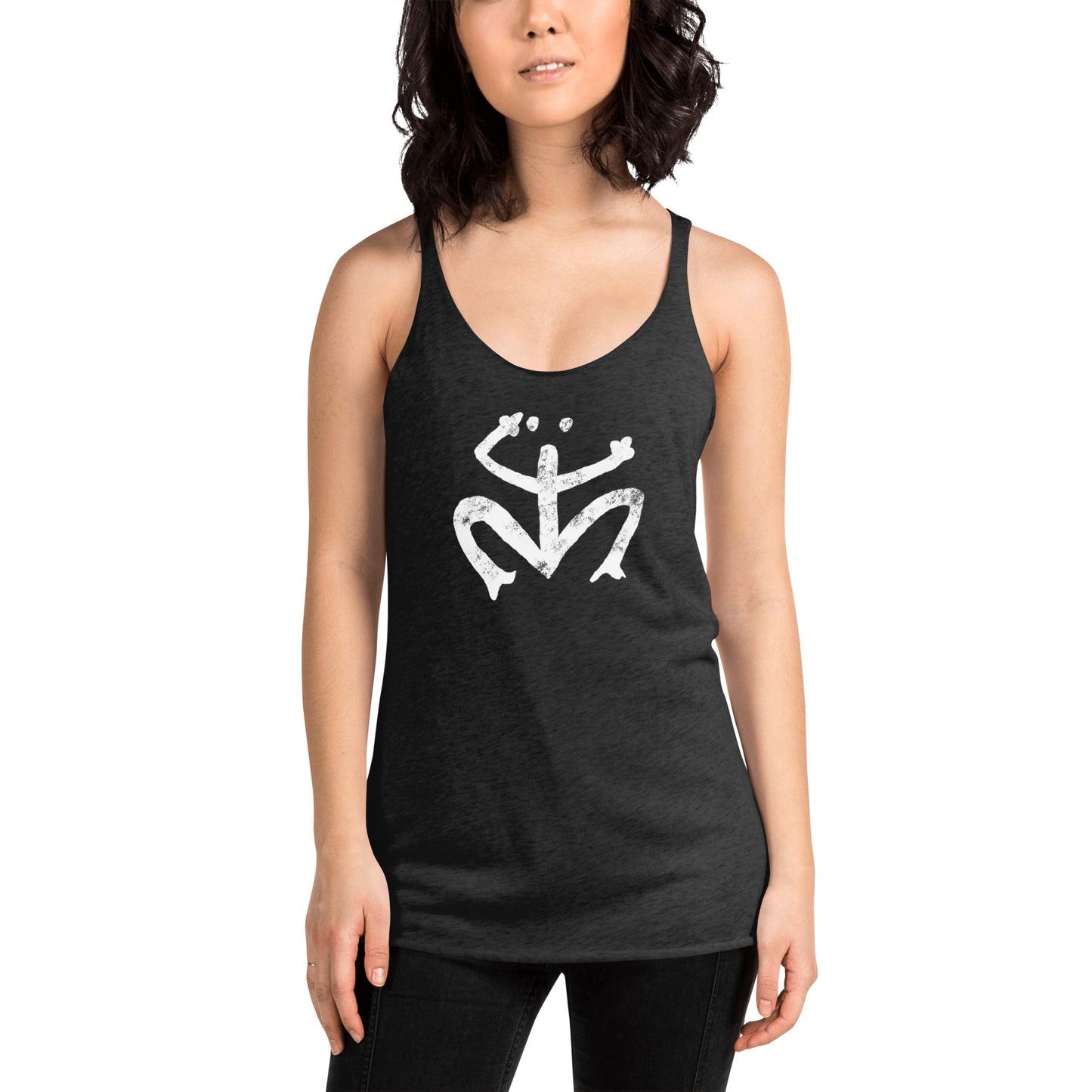 Taino Coqui Symbol Women's Racerback Tank